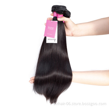 100% Natural Isee 8A One Donor Fast Shipping Dropship Best Real Human Straight Brazilian Burmese Virgin Hair